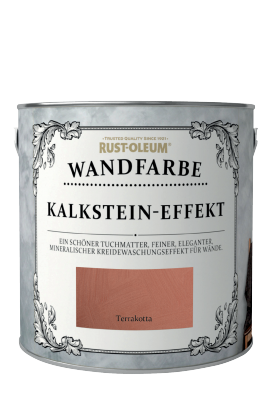 Rust-Oleum Kalkstein-Effekt Wandfarbe Terrakotta