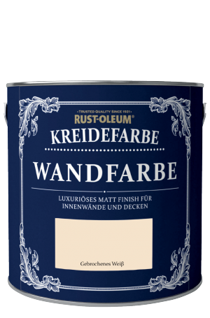 Rust-Oleum Kreidefarbe Wandfarbe Gebrochenes Weiß