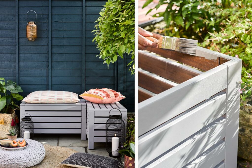 Gartenmöbel im neuen Look Schnell & einfach selber streichen